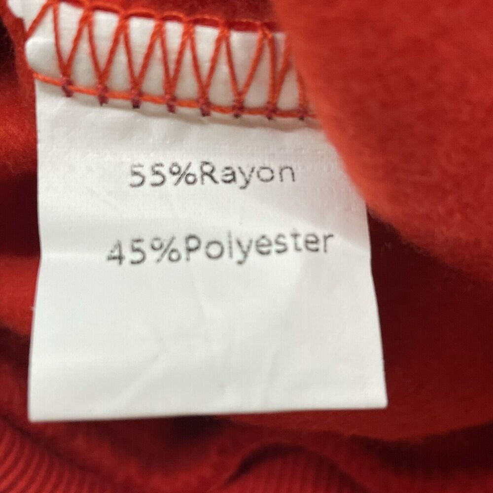 Efan Sweatshirt Womens Large Red Hoodie Full Zip Athletic Outdoor Fall Jacket - Picture 8 of 12